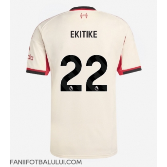 Liverpool Hugo Ekitike #22 Tricou Fotbal Replică 2025-26 Barbati Deplasare